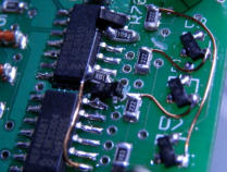 Nachträgliche Verbesserungen auf dem PCB