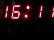 LED Anzeige des Weckers